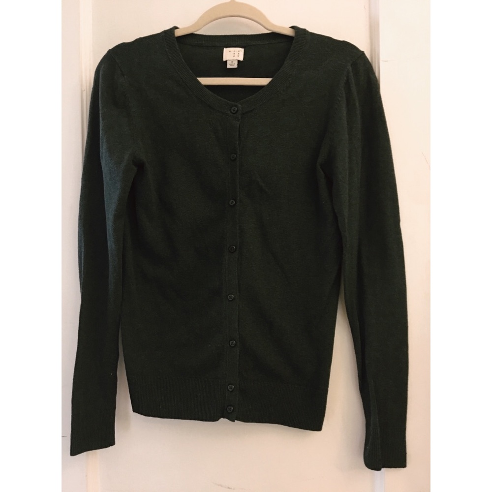 A NEW DAY GREEN CARDIGAN